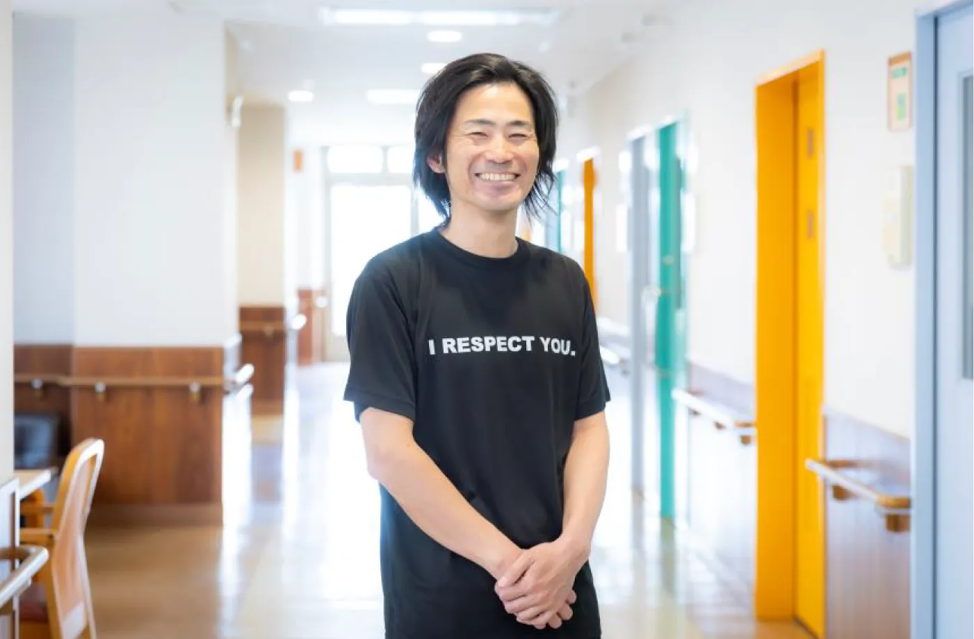 フロアリーダー（介護職） 及川 順平さん