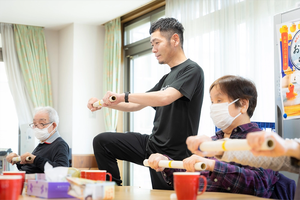 介護職　山北 憲明さん